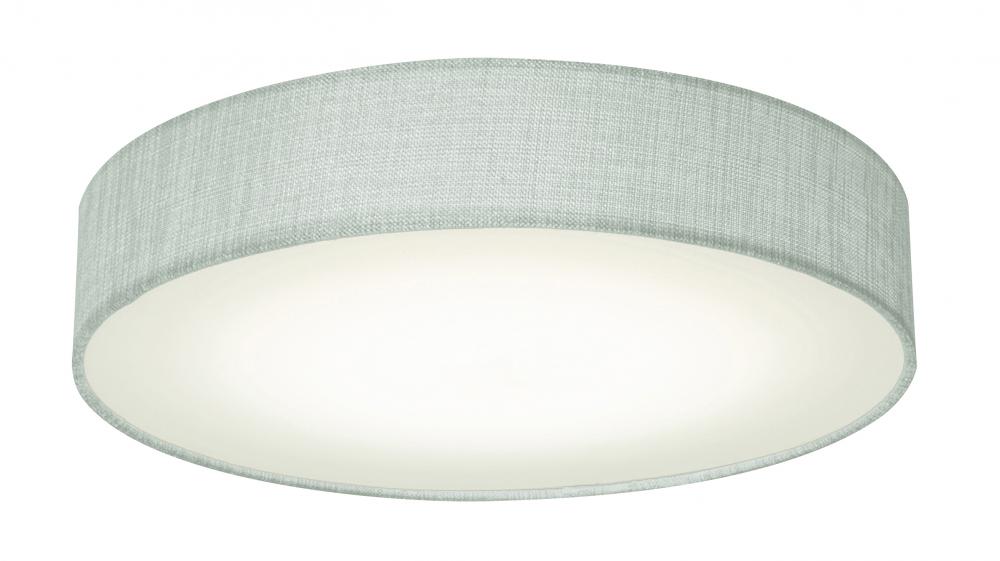 Ashland LED Flush Mount - 20'' - Grey Linen