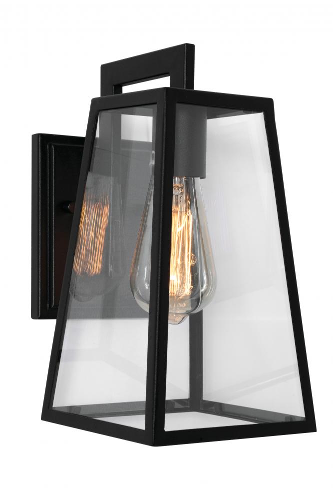 Joplin 12'' Outdoor Med Base Sconce,120V,BK