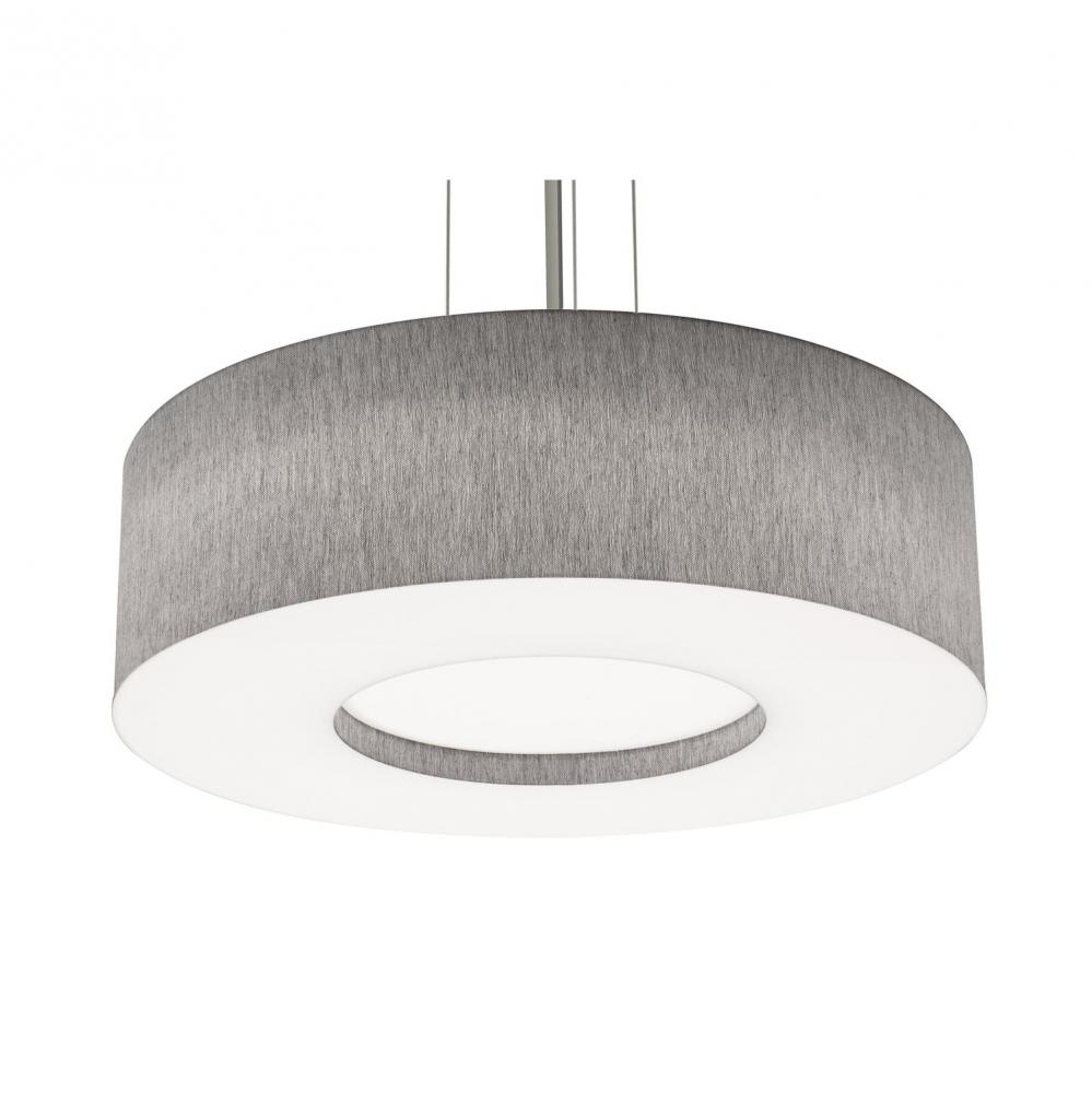 Montclair 24'' Med Base Pendant,SN w/ GY