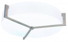  APF1524LAJUDWG-LW - Apex 17'' LED Ceiling - Weathered Grey Finish - Linen White Shade