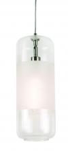 AFX Lighting, Inc. HRP06MBSNBR - Hermosa Pendant - Satin Nickel - Brown