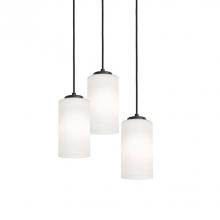 AFX Lighting, Inc. LEOP04MBBKRND3 - Leo 3 Light Round Pendant