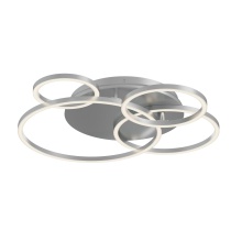 AFX Lighting, Inc. ORBF24LAJD1SN - Orbit 24'' LED Semi Flush Mount,120V,57W,5 CCT,SN