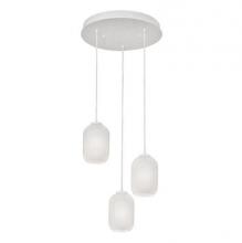 AFX Lighting, Inc. CALP05WHRND3 - Callie 3 Light Round Pendant,120V,White