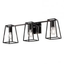 AFX Lighting, Inc. LYNV2407MBBKPC - Lynn 3 Light Vanity