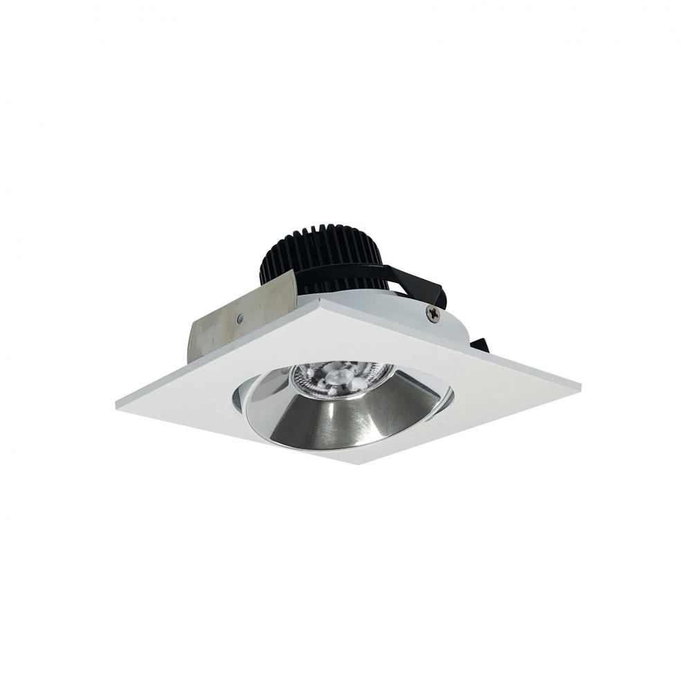 4" Iolite LED Square Adjustable Cone Reflector, 10-Degree Optic, 800lm / 12W, 3500K, Specular