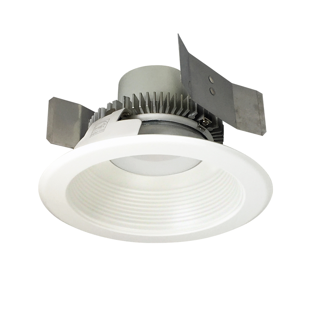 5" Cobalt Click Round Retrofit Baffle, 750lm / 10W, 4000K, Matte Powder White Baffle / Matte