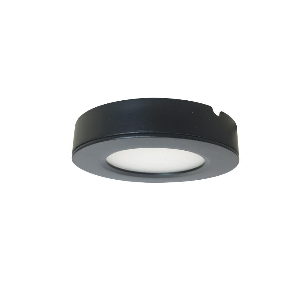 12V Josh LED Puck Light, 300lm / 2700K, Black Finish