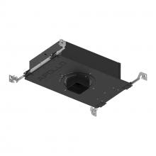 Nora NHAPNIC-3S20L12710DC - 3" Apollo Square IC Airtight New Construction Housing w/ 1.625" to 2" Ceiling Collar,