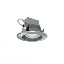 Nora NLCBC-46930XHZN - 4" Cobalt Adjustable LED Retrofit, 1000lm / 12W, 3000K, Haze Reflector / Natural Metal Flange