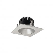 Nora NRM3-43L130NHZW - 4" Marquise III Square Open Reflector, 900lm, 3000K, Narrow Flood Optic, Haze Reflector/White
