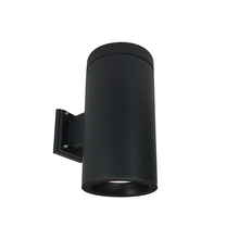 Nora NYLD2-6W075127BZB - 6" Cobalt Wall Mount Cylinder, Black, 750L, 2700K, Bronze Reflector, 120V Triac/ELV Dimming