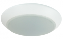 Nora NLOPAC-R8T2430W - 8" AC Opal LED Surface Mount, 2150lm / 30W, 3000K, White finish