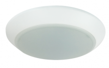 Nora NLOPAC-R8T2427W - 8" AC Opal LED Surface Mount, 2150lm / 30W, 2700K, White finish