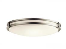 Kichler 10788NILED - Avon 24" LED Flush Mount with Acrylic in Brushed Nickel