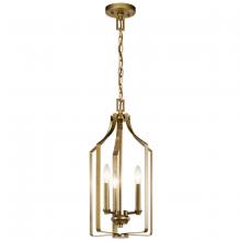 Kichler 42499NBR - Morrigan 21" 3 Light Foyer Pendant Natural Brass