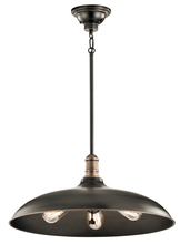 Kichler 42649OZ - Cobson 3 Light 20" Pendant Olde Bronze