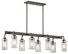 Kichler 43457OZ - Linear Chandelier 8Lt ---- (42" LONG)