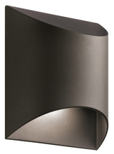 Kichler 49278AZTLED - Wesley 7.5" LED Outdoor 1 Light Wall Light in Textured Architectural Bronze