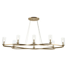 Kichler 52772CPZ - Oval Chandelier 8Lt