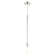 Livex Lighting 45831-91 - 1 Lt Brushed Nickel Pendant