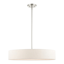 Livex Lighting 46035-91 - 5 Lt Brushed Nickel Chandelier