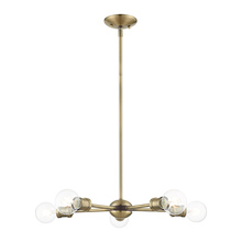 Livex Lighting 46135-01 - Lansdale 5-Lt Antique Brass Chandelier