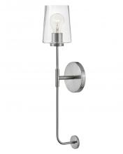 Lark 83450BN - Large Single Light Tall Sconce