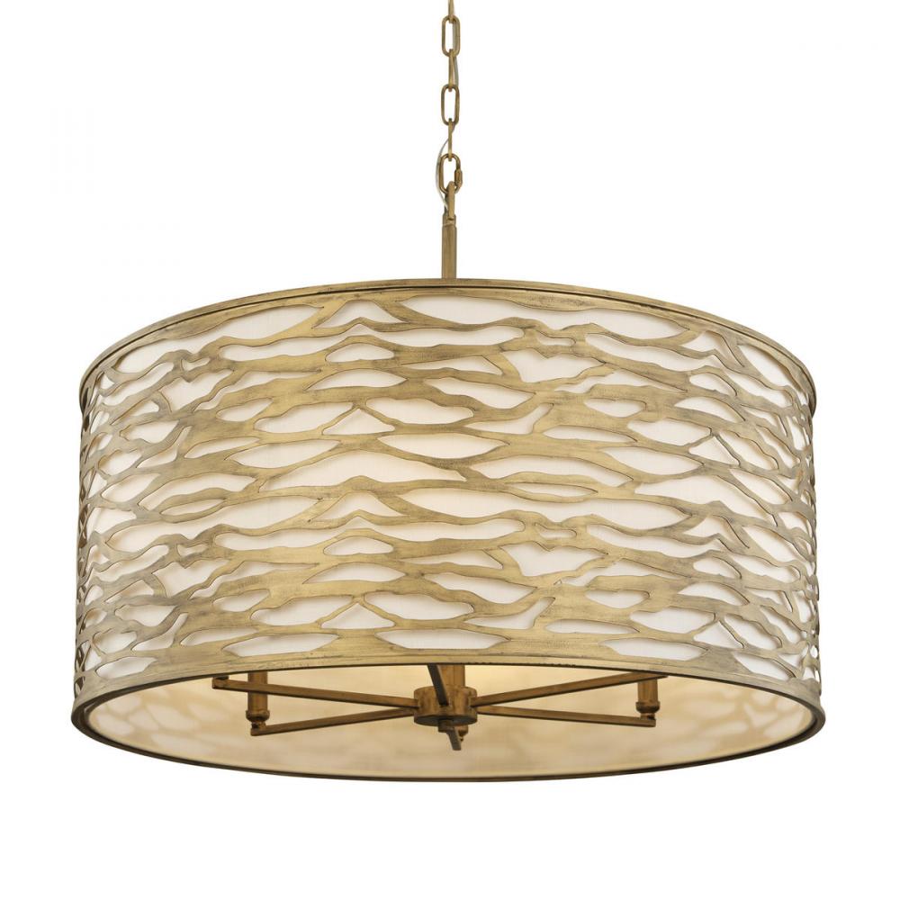 Kato 6-Lt Pendant - Havana Gold