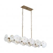 Varaluz 370N10HG - Cosmos 10-Lt Linear Pendant - Havana Gold