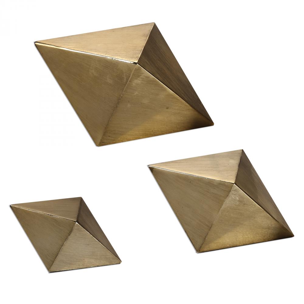 Rhombus Champagne Accents, S/3