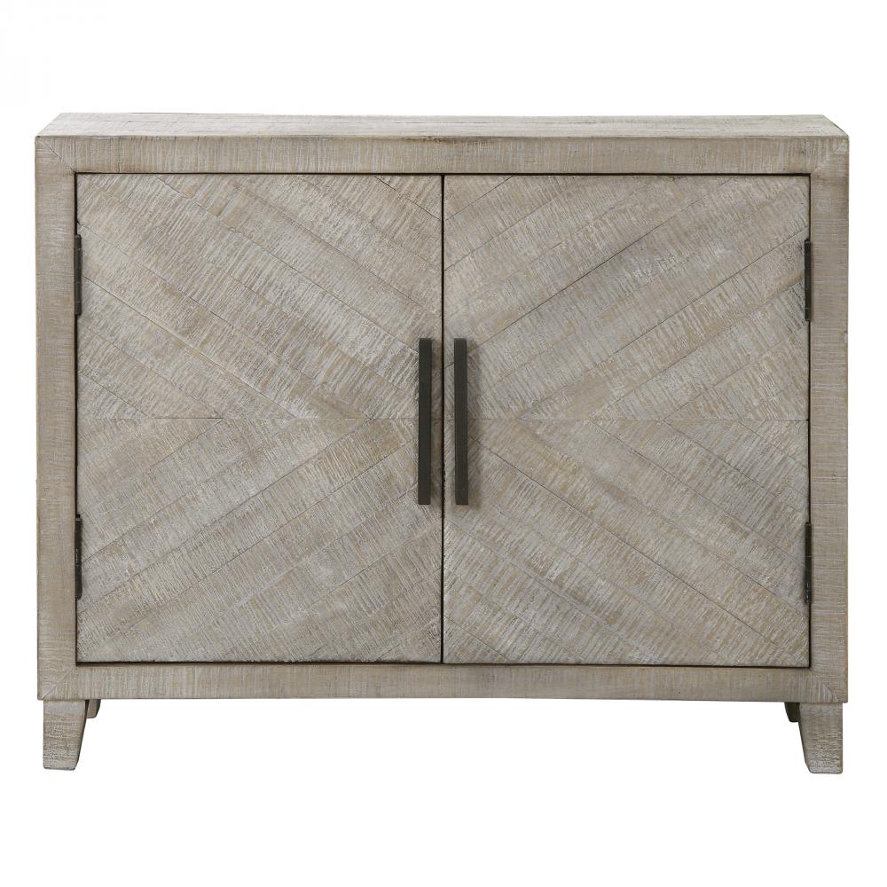 Uttermost Adalind White Washed Accent Cabinet