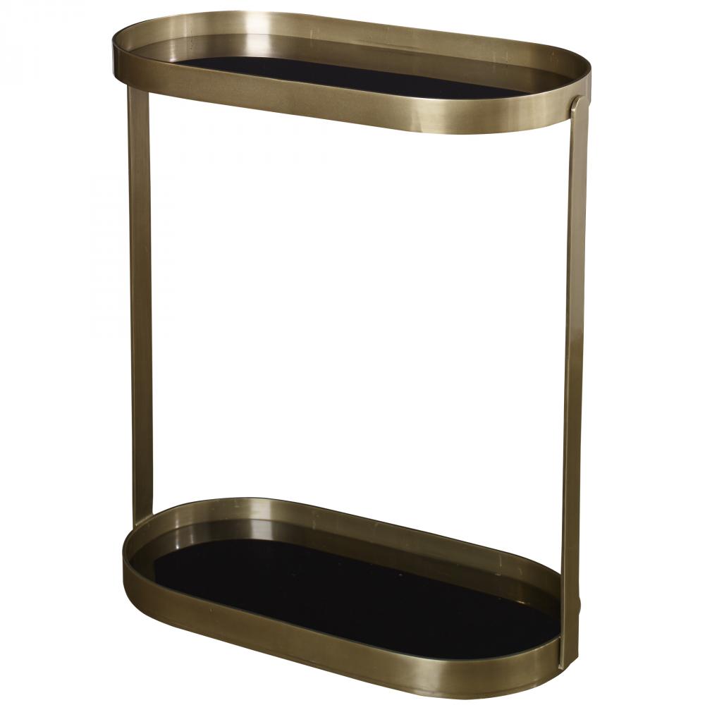 Adia Antique Gold Accent Table