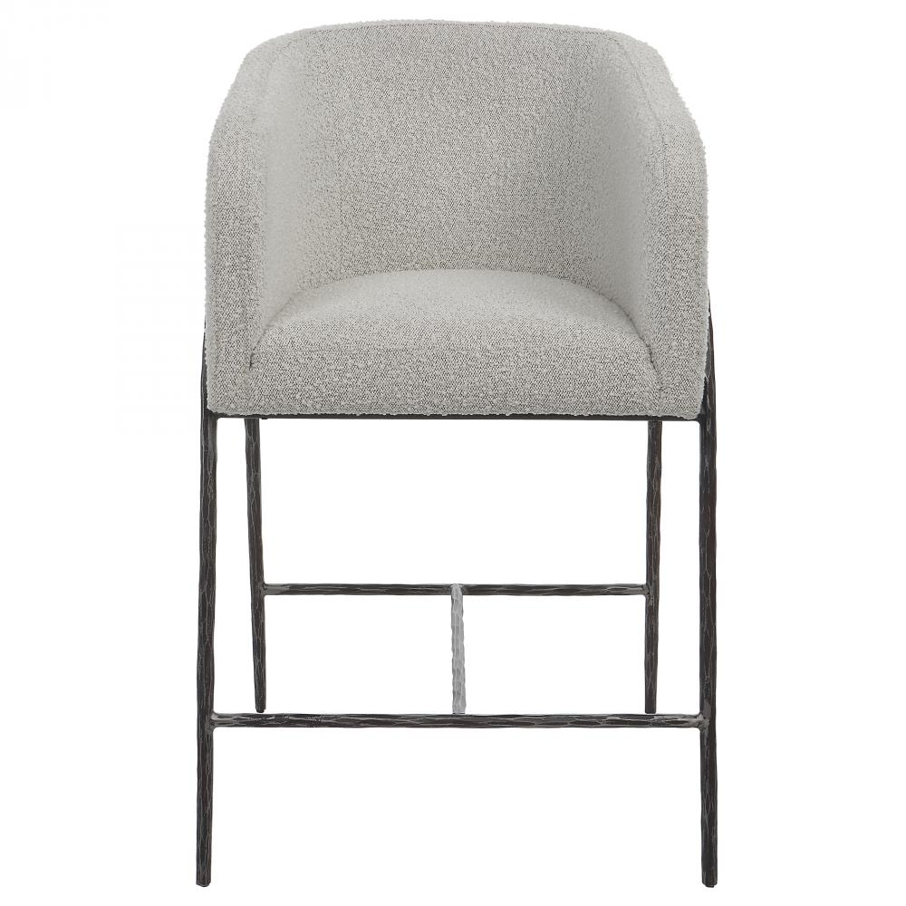 Uttermost Jacobsen Counter Stool, Gray