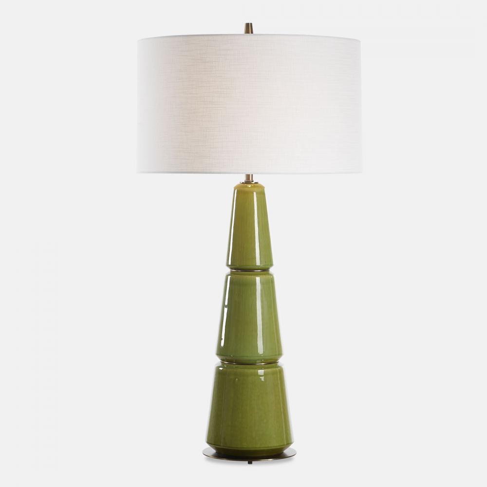 Uttermost Mendell Moss Green Table Lamp