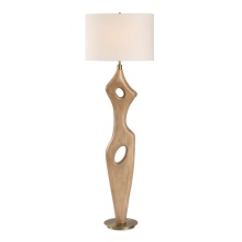 Uttermost 30486-1 - Uttermost Almyra Solid Wood Floor Lamp