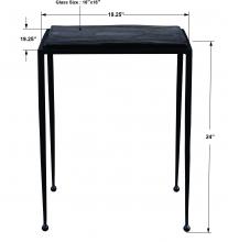 Uttermost 22979 - Wavelet Iron Side Table