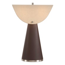 Uttermost 30576-1 - Uttermost Conover Brown Modern Table Lamp