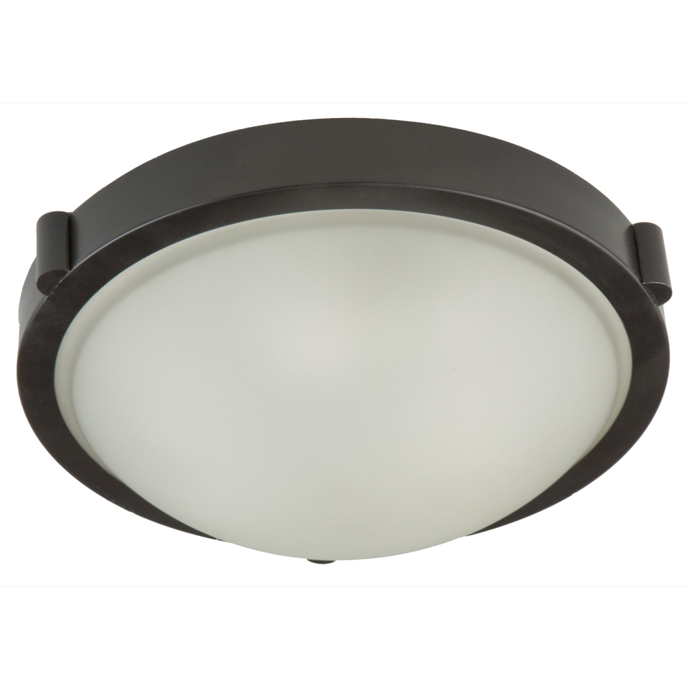 3 Light Oil Rubbed Bronze Bowl Flush Mount