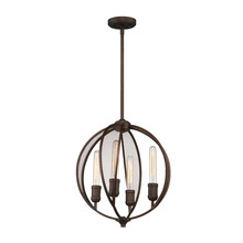 Artcraft AC10904OB - Linden 4-Light Chandelier