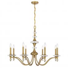 Savoy House 1-1362-8-322 - Champlain 8-Light Chandelier in Warm Brass