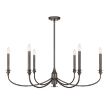 Savoy House 1-1500-6-15 - Coventry 6-Light Chandelier in Mediterranean Bronze