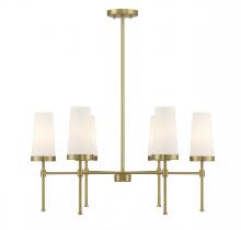 Savoy House 1-2802-6-322 - Haynes 6-Light Chandelier in Warm Brass