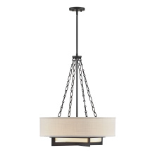 Savoy House 7-4999-4-89 - Brentwood 4-Light Pendant in Matte Black
