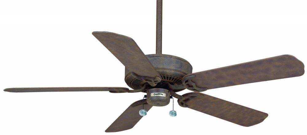 Rustic Iron Outdoor Fan