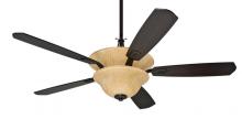 Casablanca AEP C15G624L - Seven Light Bullion Black Ceiling Fan