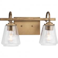 Progress P300473-196 - Martenne Collection Two-Light Aged Bronze Modern Farmhouse Vanity Light