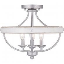 Progress P350117-141 - Gulliver Collection Four-Light 14-1/4" Semi-Flush Convertible