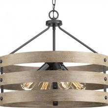 Progress P500023-143 - Gulliver Collection Four-Light Graphite Coastal Pendant Light