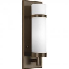 COMPACT FLUORESCENT GLASS WALL SCONCE